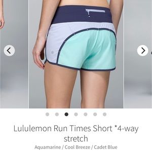 Lululemon Run Times Short 4 EUC